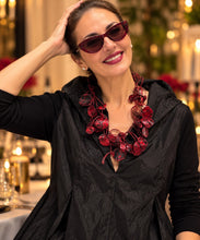 Load image into Gallery viewer, Jianhui | NL2144-15 | Aqua water lily leaf Necklace